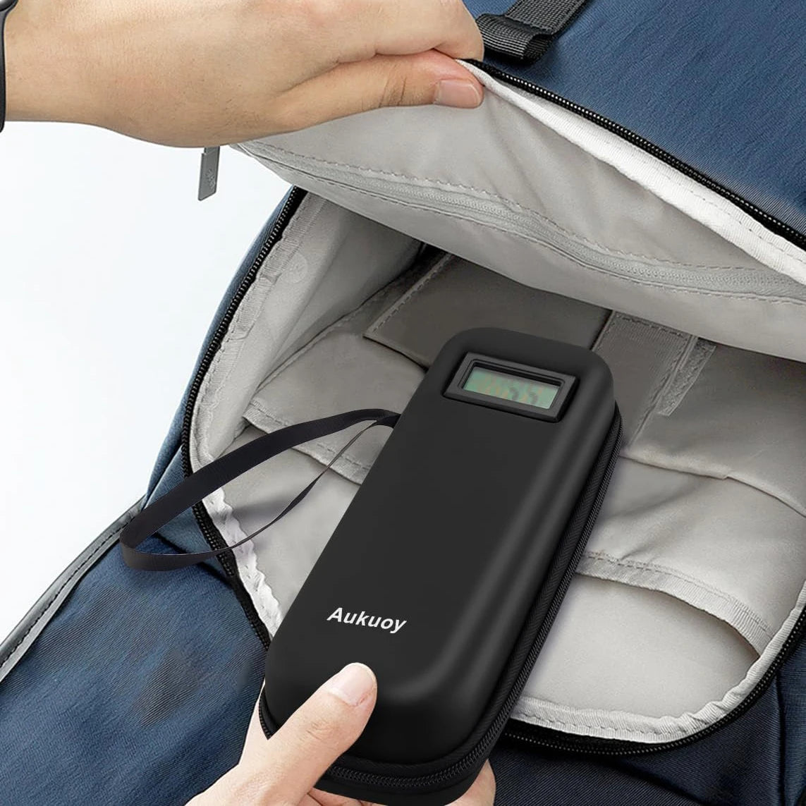 Insulin Cooler Travel Case with Thermometer Display Medication Diabetic Cooler Refrigerated Medicine Organizer Bag